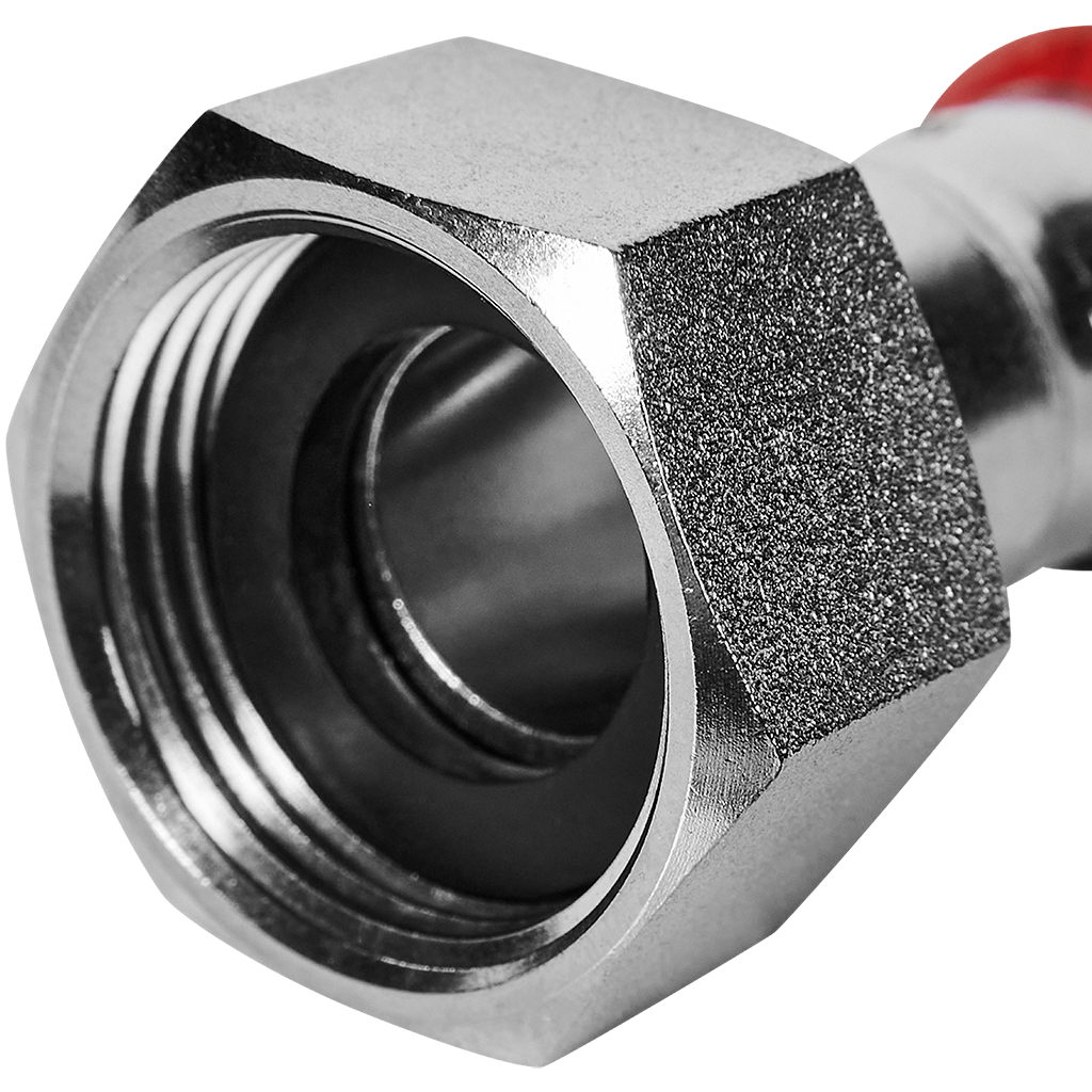 Переходник ROMMER с накидной гайкой-ВР 15х3/4 из нержавеющей стали прессовой