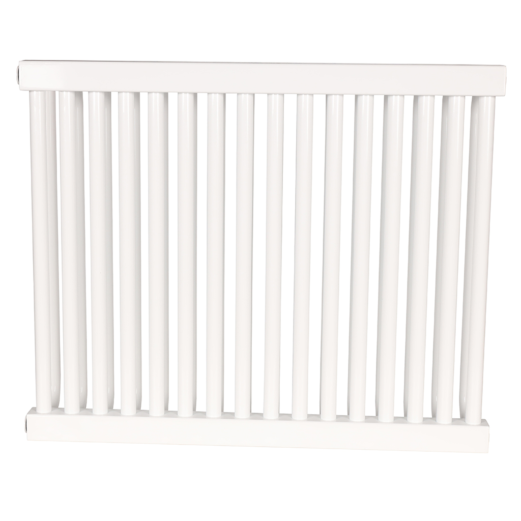 2-х трубчатый стальной радиатор ROMMER RST 2050/16 секций боковое подключение RAL9016, RST-205016-010