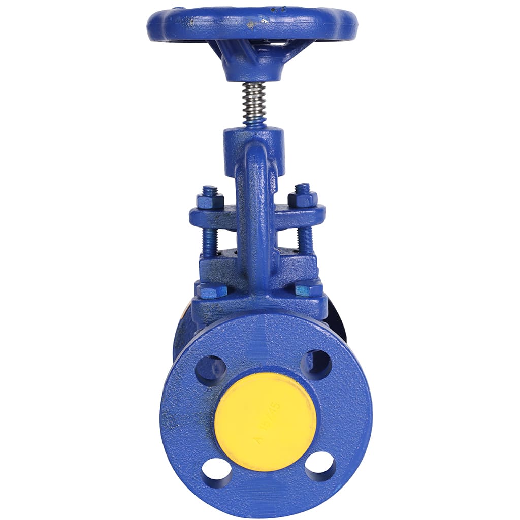 Клапан запорный ZETKAMA 215A Ду15 Ру16 фланцевый из чугуна, 215A015C00