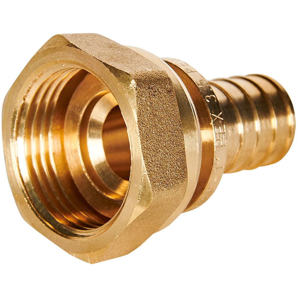 Переходник с накидной гайкой ROMMER 25xG 1 для труб из сшитого полиэтилена аксиальный