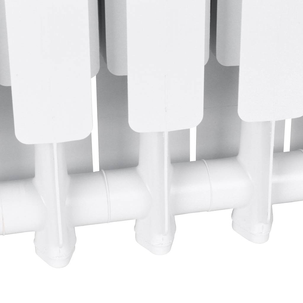 Радиатор алюминиевый STOUT Bravo 500 5 секций боковое подключение RAL9010, SRA-0110-050005