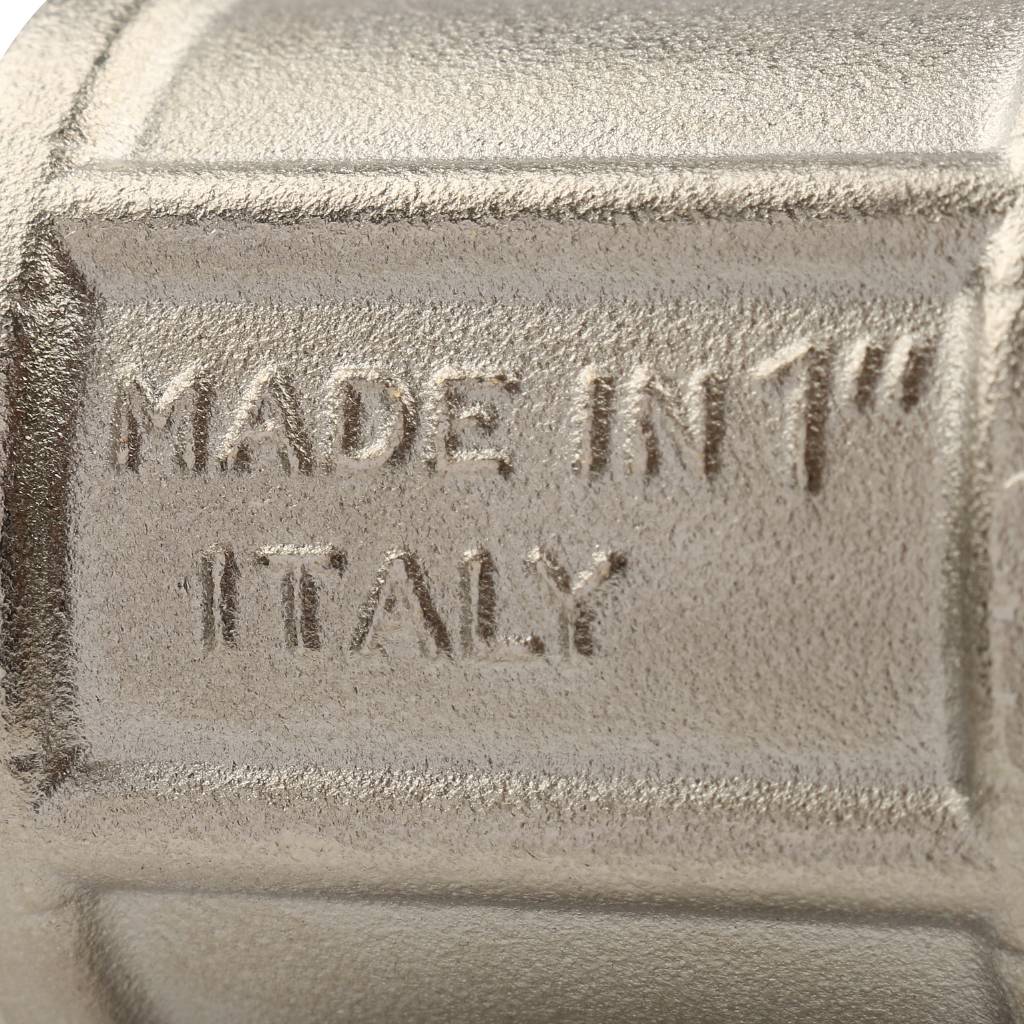 Муфта TIEMME ВВ никелированная 1х1 для стальных труб резьбовой, 1500154