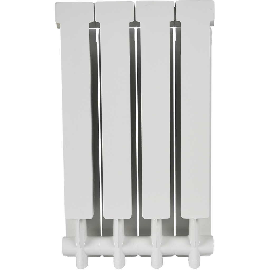 Радиатор алюминиевый STOUT ALPHA 500 4 секций боковое подключение (белый RAL 9016), SRA-2310-050004