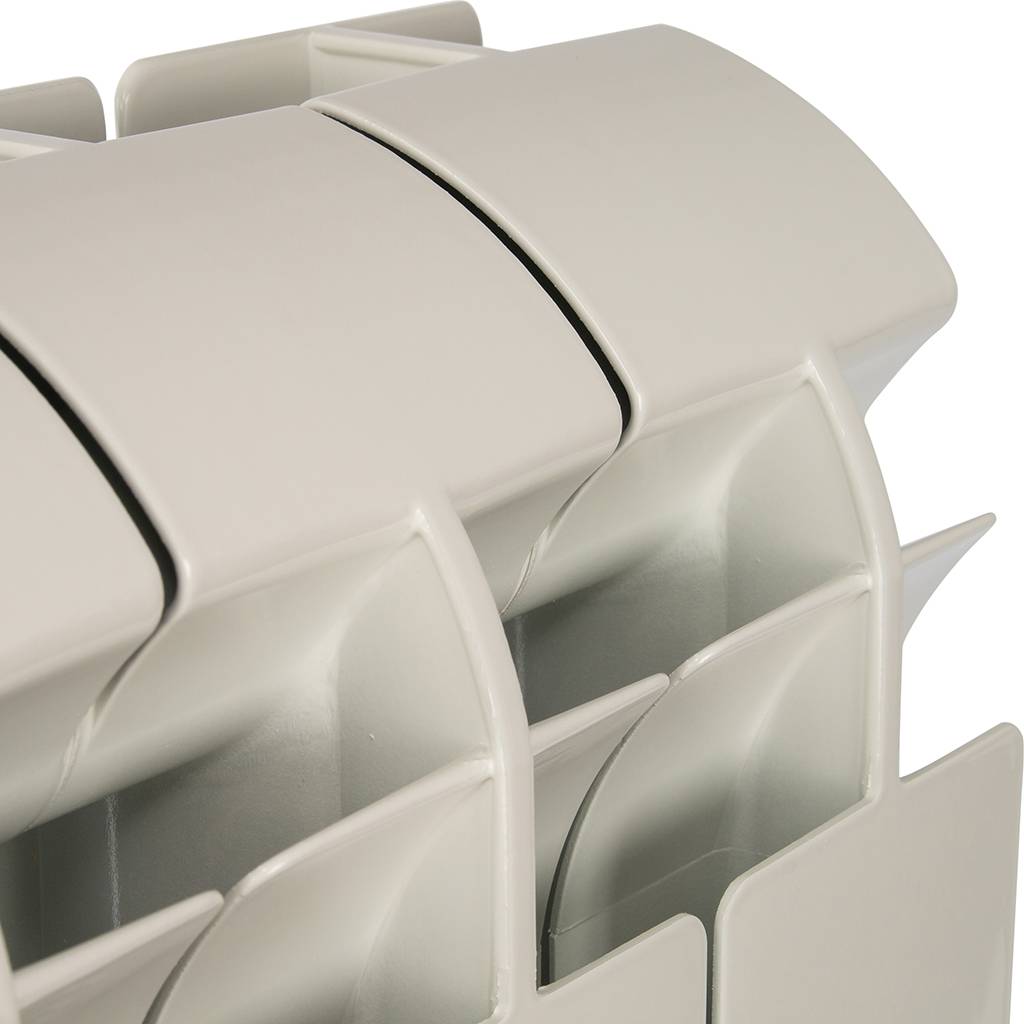 Радиатор алюминиевый Global VOX- R 500 6 секций боковое подключение (белый RAL 9010), VX05001006