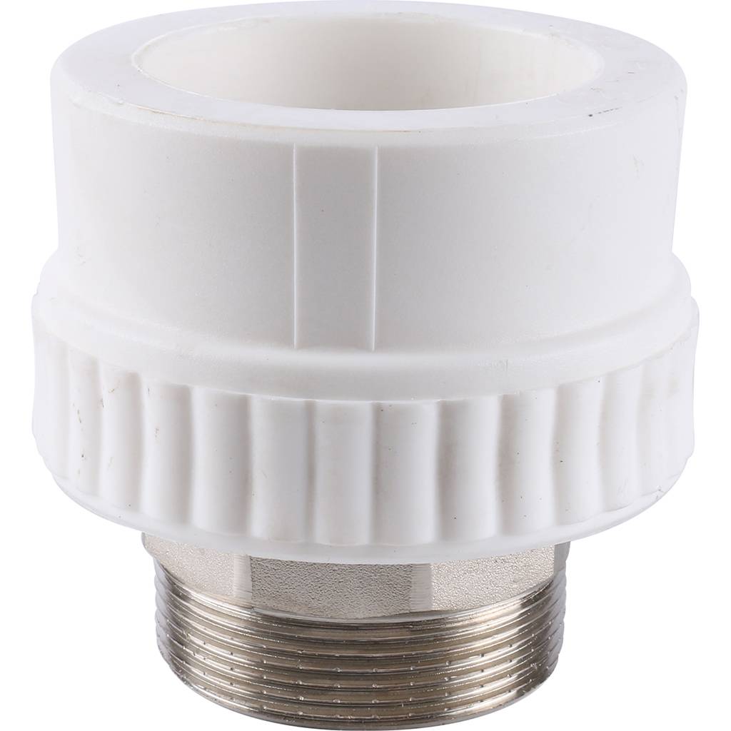 Муфта комбинированная Kalde под шестигранник (наруж. резьба, 63x2 ) для полипропиленовых труб под сварку, 3222-nmo-632006