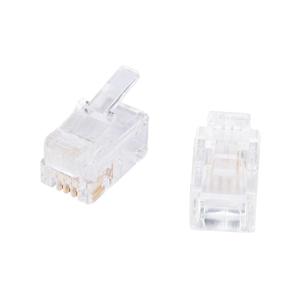 Коннектор 4P4C (RJ11), 10шт. Ectocontrol, ec01062