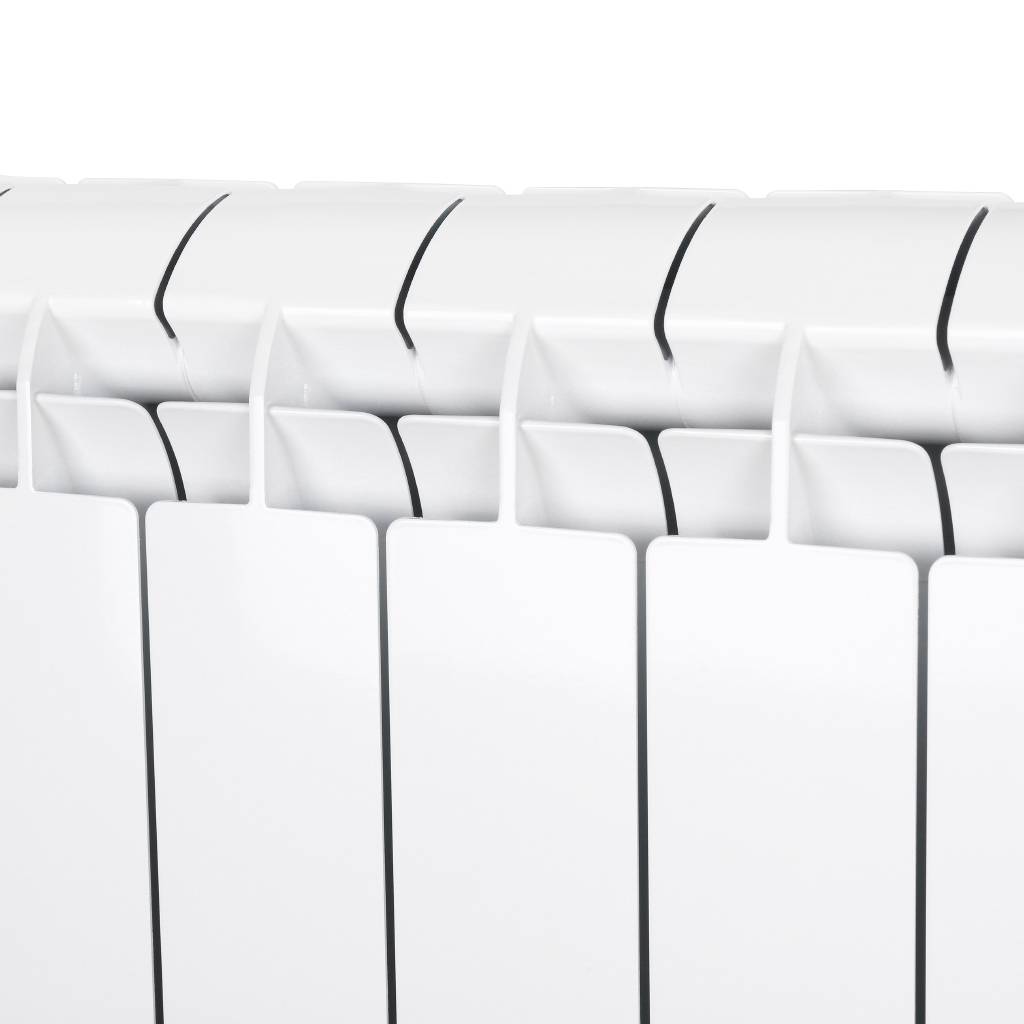 Радиатор алюминиевый Global VOX- R 500 13 секций боковое подключение (белый RAL 9010), VX05001013
