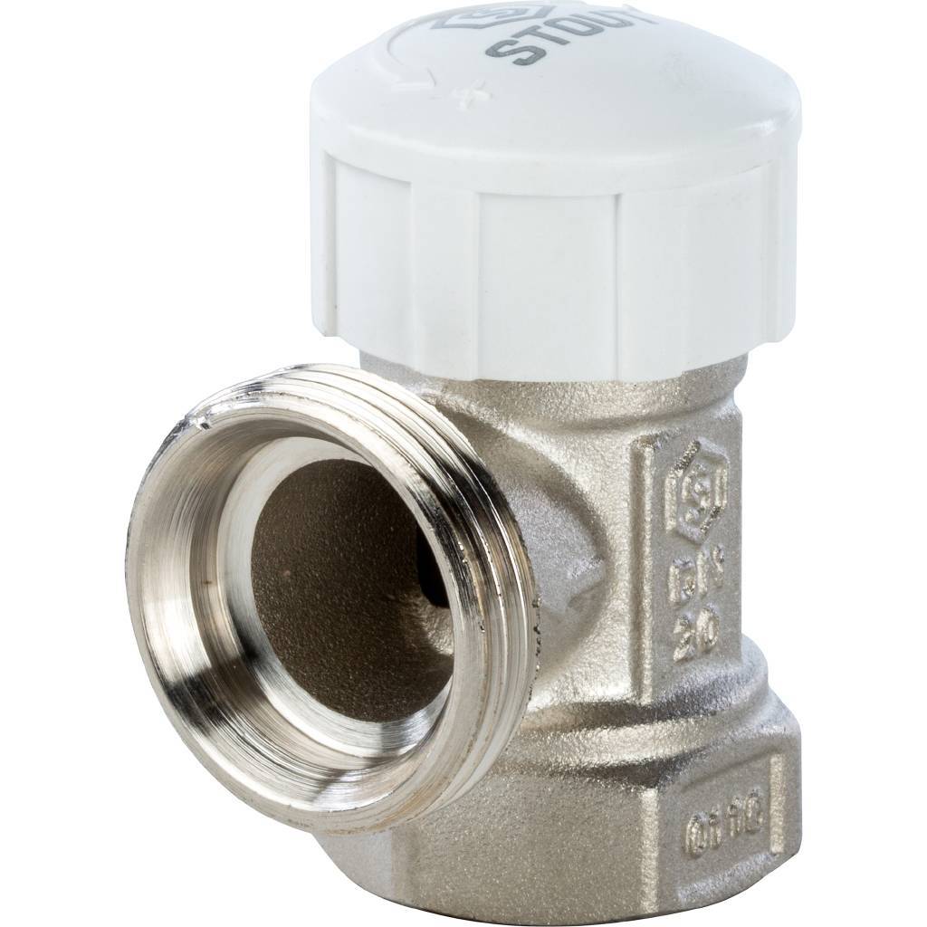 Клапан термостатический STOUT угловой 3/4, SVT-0004-000020