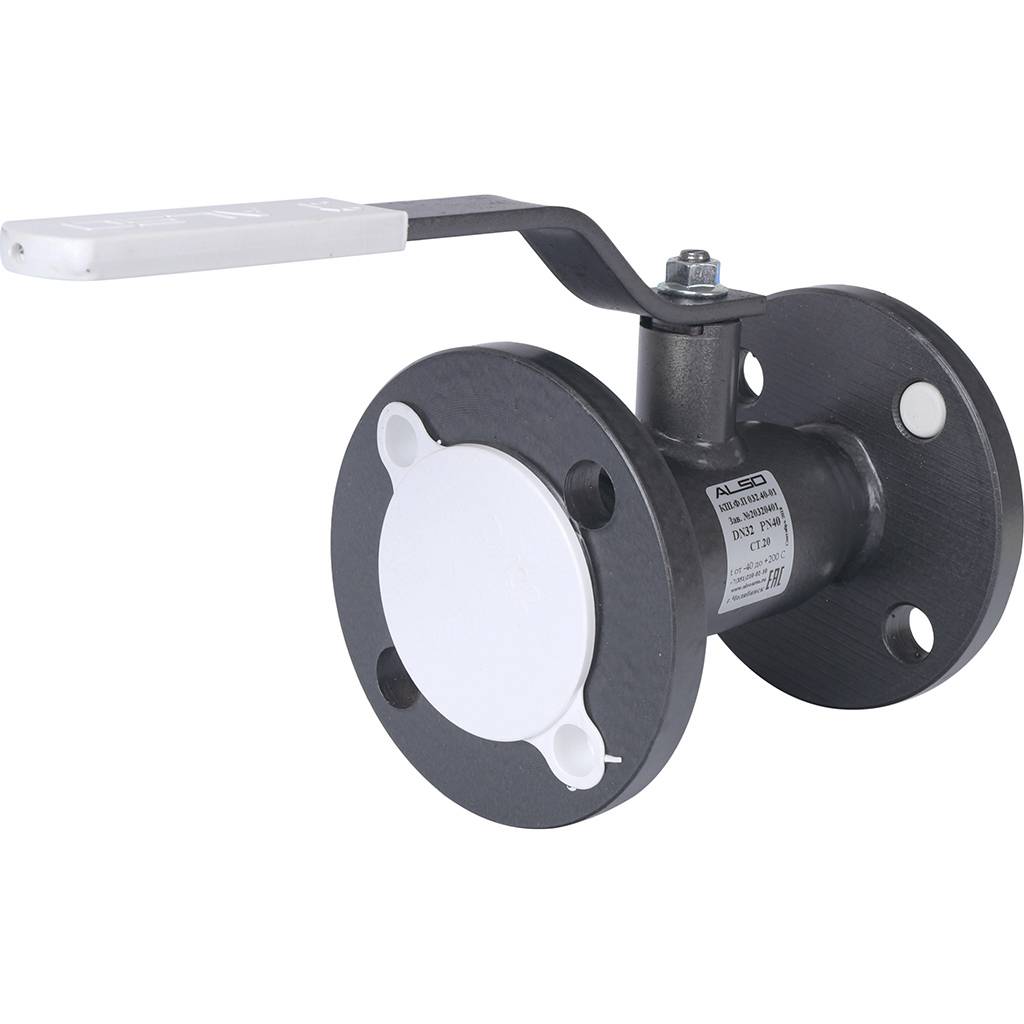 Кран шаровой ALSO КШФП Ду32 Ру 4,0 МПа из Ст.20 полнопроходной