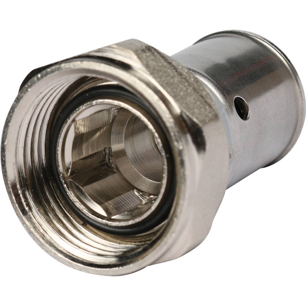 Фитинг Itap Multi-Fit с накидной гайкой 510 (внутренняя резьба, (20x2)x3/4) для металлопластиковых труб, 44102