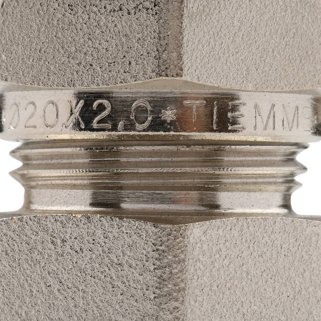 Муфта TIEMME с внутренней резьбой (20х2.0х3/4) для металлопластиковых труб винтовой, 1600011