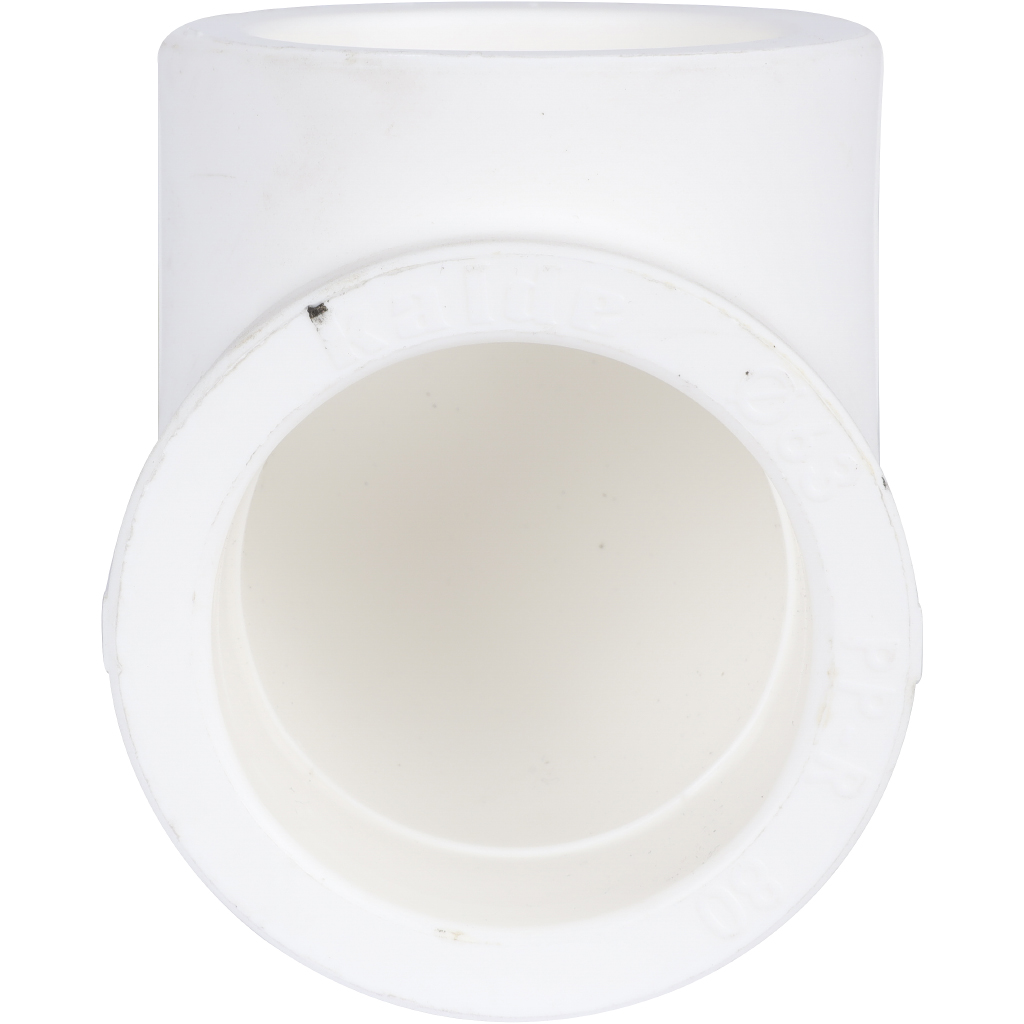 Угольник Kalde d=63 90* для полипропиленовых труб под сварку (цвет белый), R.3212-elb-630000