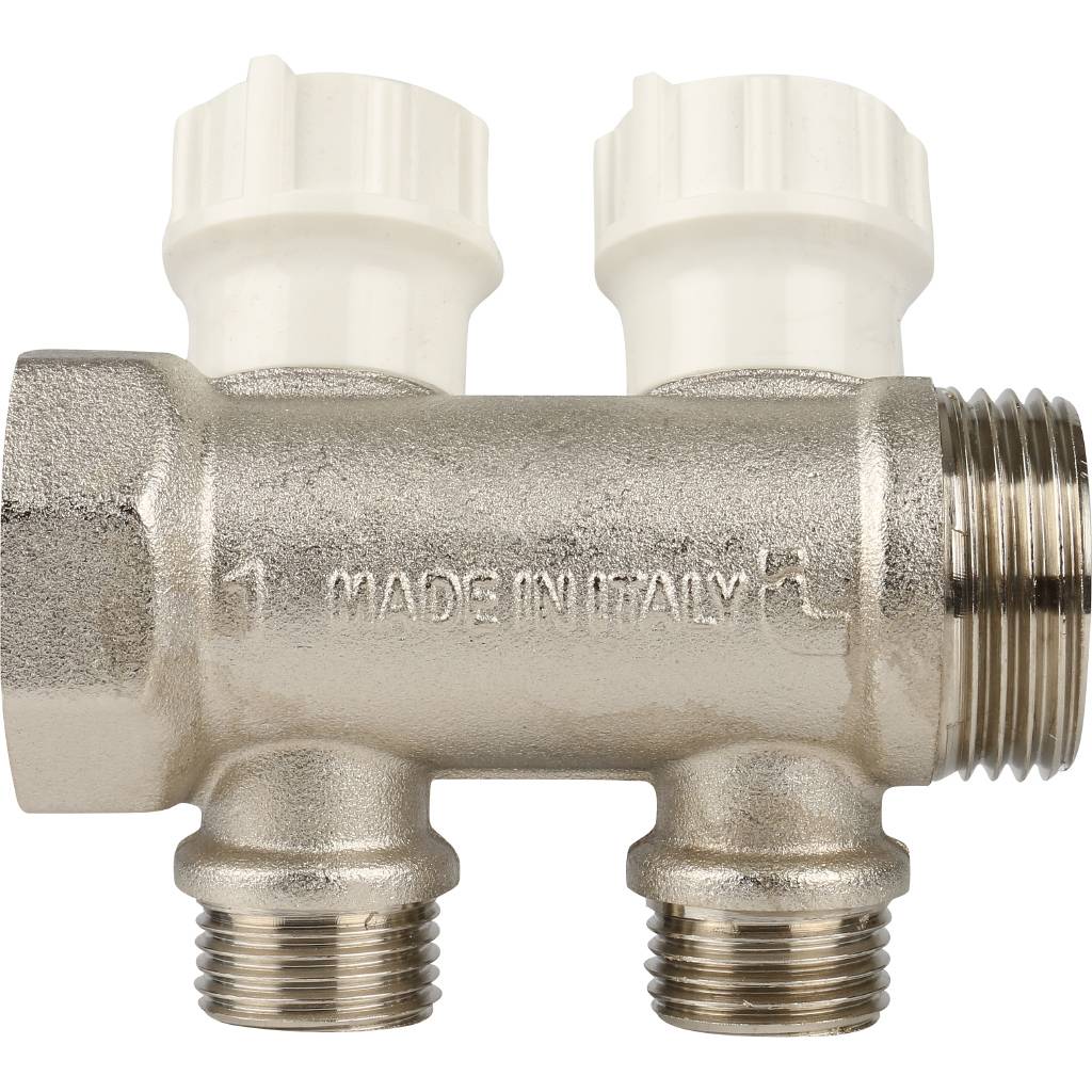 Коллектор распределительный регулируемый Itap 465/2 (1 x 1/2, 2 выхода)