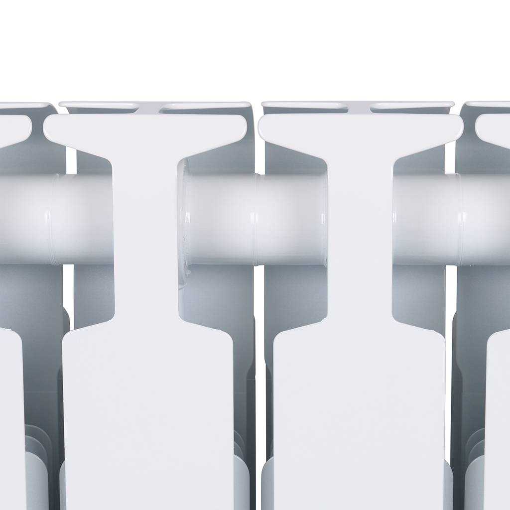 Радиатор биметаллический RIFAR MONOLIT 350 10 секций боковое подключение (белый RAL 9016), 3RM35-10