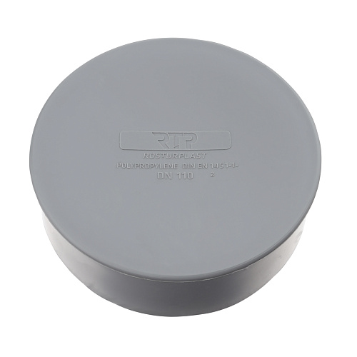 Заглушка ВК ПП 110, серый,РТП