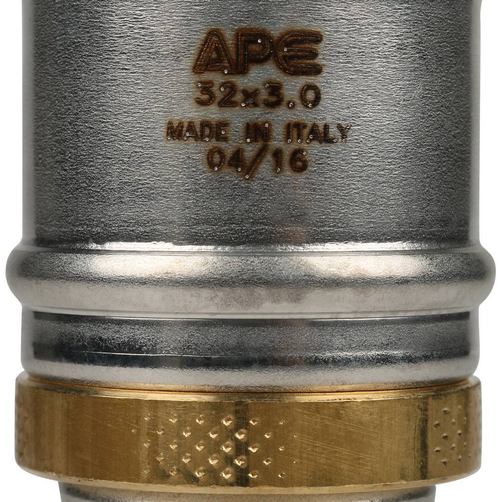 Муфта STOUT соединительная переходная 32х26 для металлопластиковых труб прессовой, SFP-0004-003226