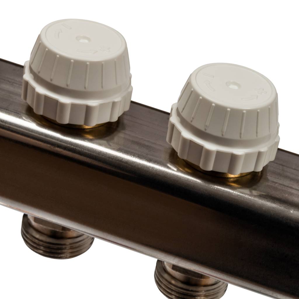 Коллектор из нержавеющей стали без расходомеров STOUT 5 выходов, SMS 0922 000005