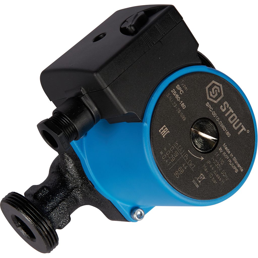 Насос циркуляционный STOUT 25/60-180, SPC-0010-2560180