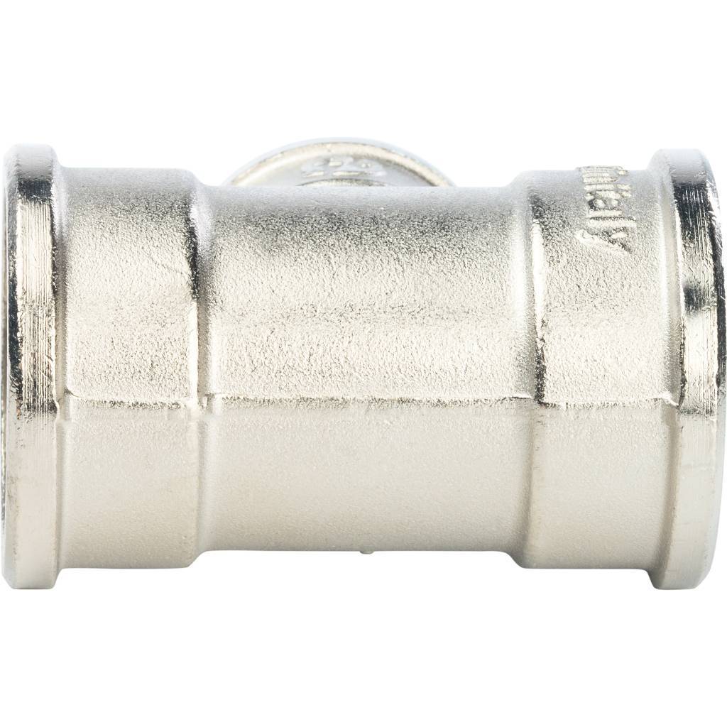 Тройник STOUT ВВ переходной никелированный 1 X3/4X1, SFT-0022-001341