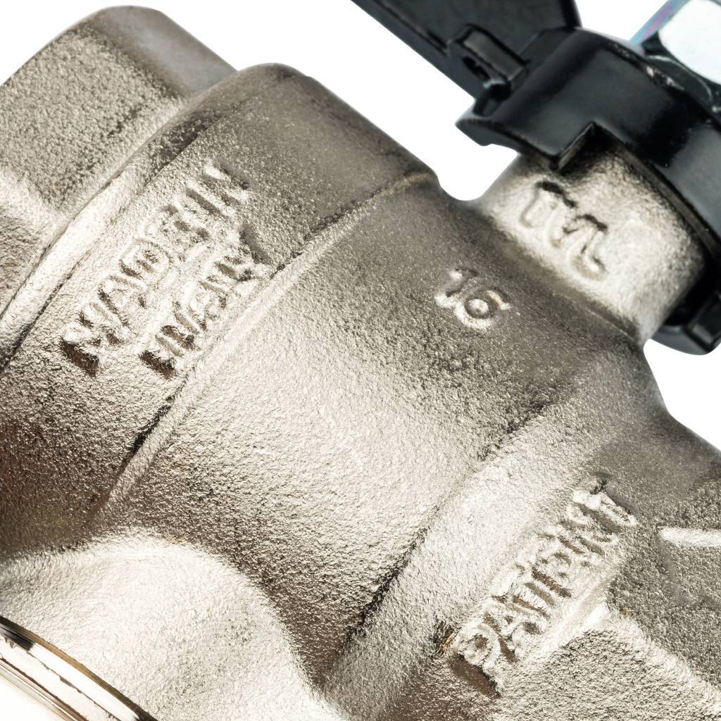 Кран шаровой STOUT с фильтром 1 (ручка-бабочка), SVF 0002 000025