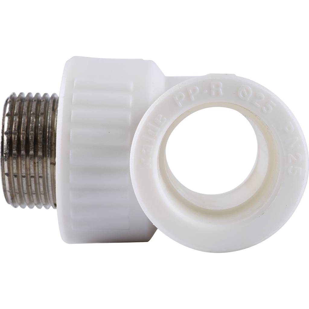 Тройник Kalde с наружной резьбой для полипропиленовых труб 25x3/4, 3222-tmo-250c25