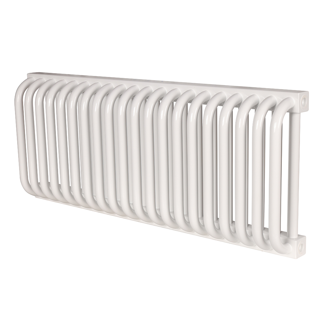 2-х трубчатый стальной радиатор ROMMER RST 2030/20 секций боковое подключение RAL9016, RST-203020-010