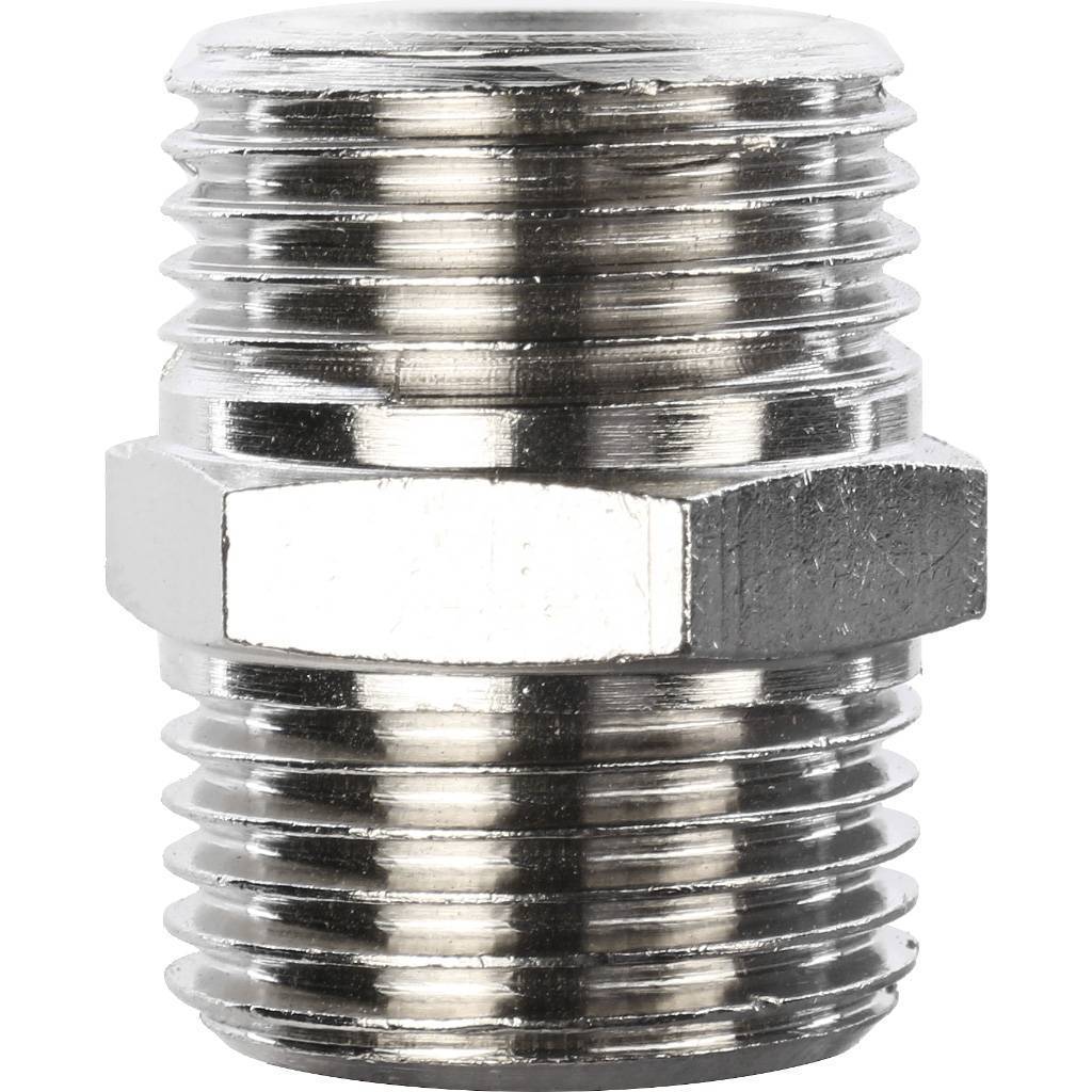 Ниппель HH STOUT никелированный 3/8, SFT-0004-003838