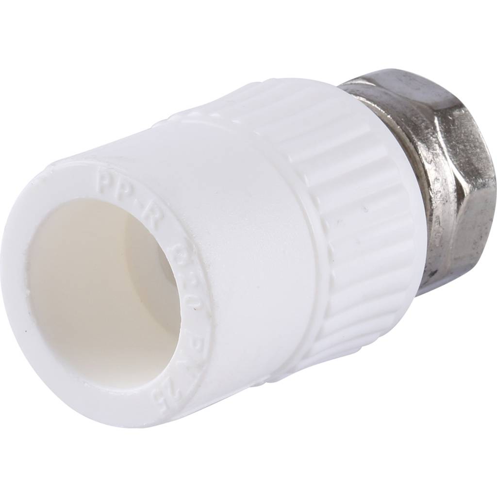 Муфта комбинированная Kalde с накидной гайкой 20х1/2 для полипропиленовых труб под сварку