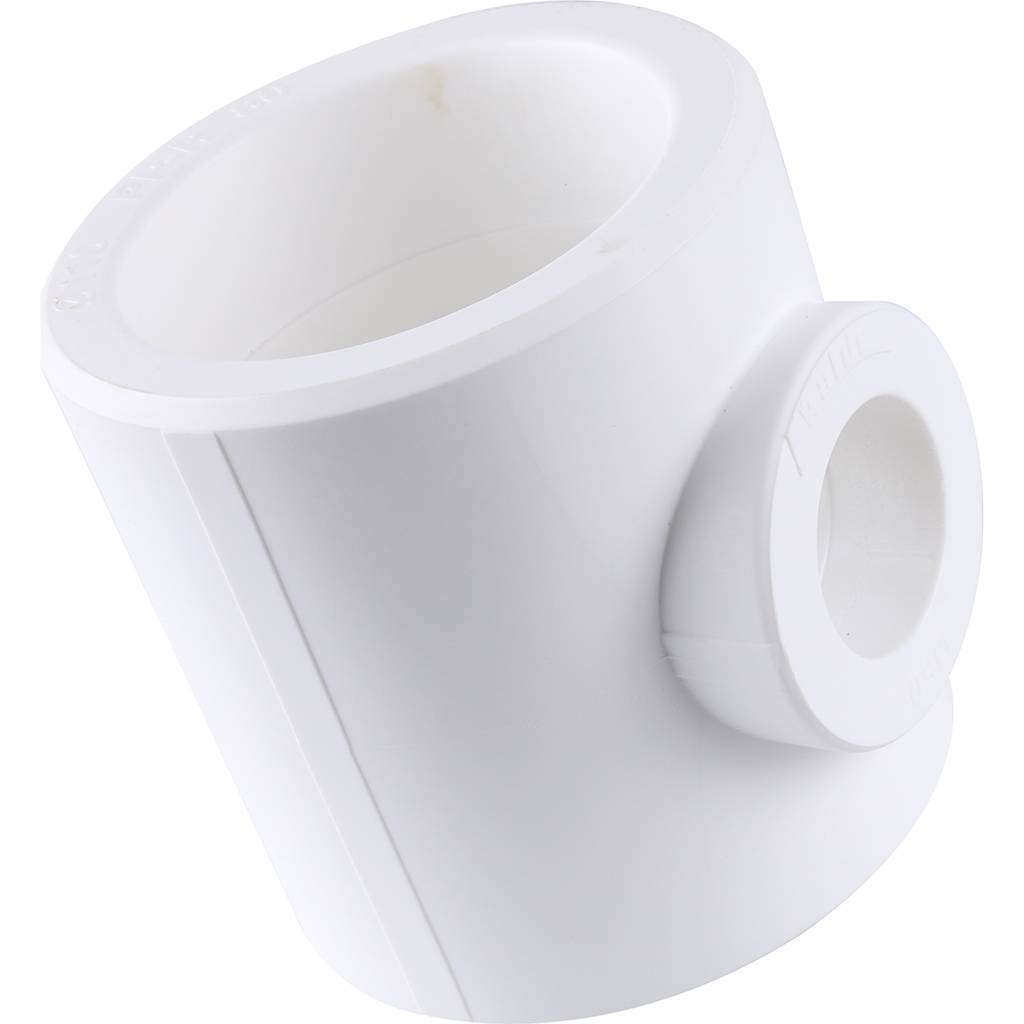 Тройник переходной Kalde 110х50х110 для полипропиленовых труб под сварку (цвет белый), 3212-tio-115011