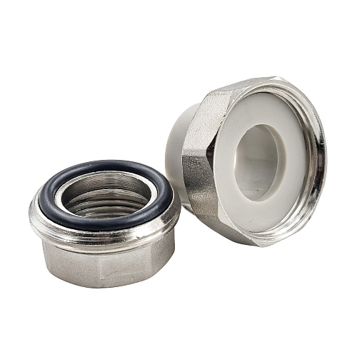 Муфта комбинированная разъемная (Американка) PPR внутренняя резьба 25х1,  серый, RTP