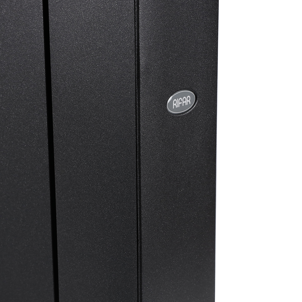 Радиатор биметаллический RIFAR SUPReMO VENTIL 500 SVR 14 секций нижнее правое подключение (Цвет АНТРАЦИТ), 4RS50.VR-14-AN