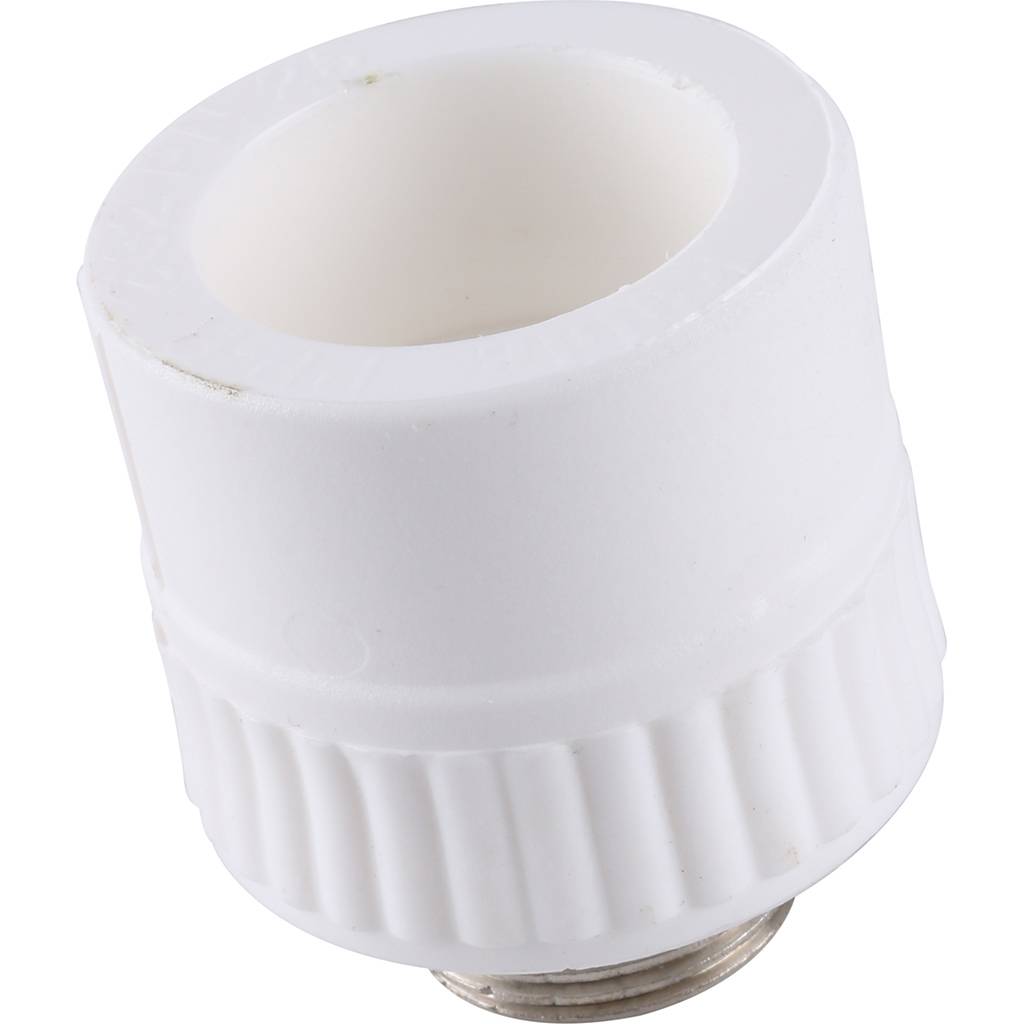 Муфта комбинированная Kalde наружняя резьба 32x3/4 для полипропиленовых труб под сварку, 3222-nmo-320c00