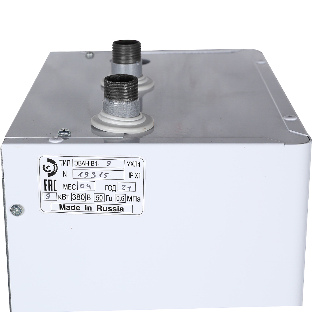 Водонагреватель ЭВАН В1 - 9 кВт проточный класс Стандарт, 13155