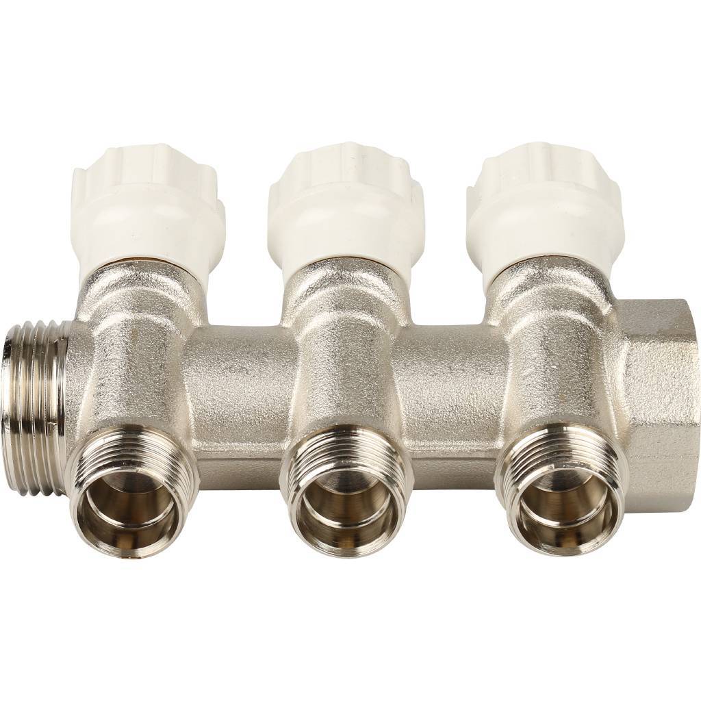 Коллектор распределительный регулируемый Itap 465/3 (1 x 1/2, 3 выхода)