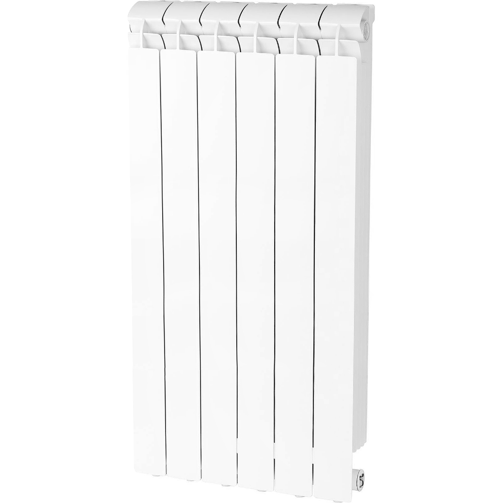 Global VOX-R 800 8 секций радиатор алюминиевый боковое подключение (белый RAL 9010), VX08001008