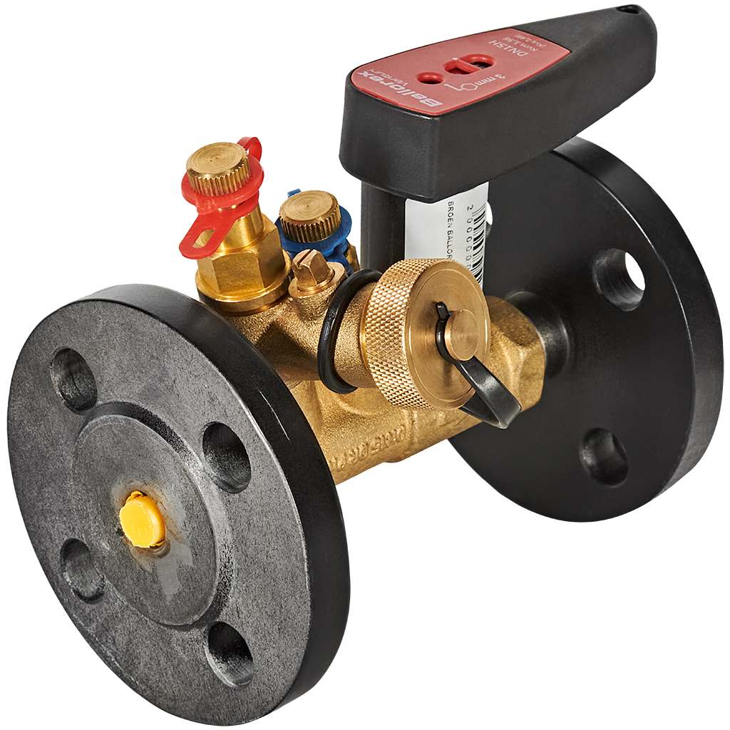 Клапан балансировочный БРОЕН Venturi FODRV DN 015 PN 16 ручной фланцевый повышенной пропускной способности с дренажем, 754464