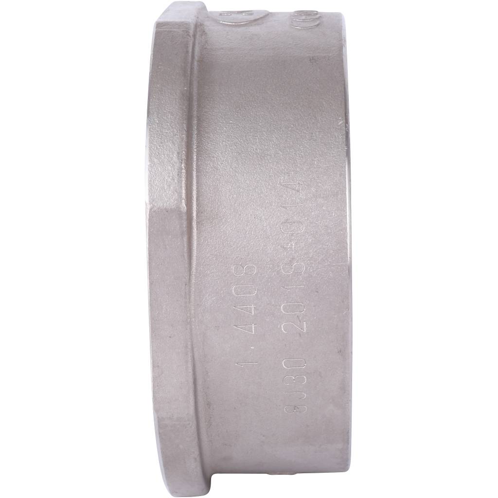 Клапан обратный пружинный ZETKAMA 275I Ду80 Ру40 межфланцевый из нерж. стали, 275I080E51