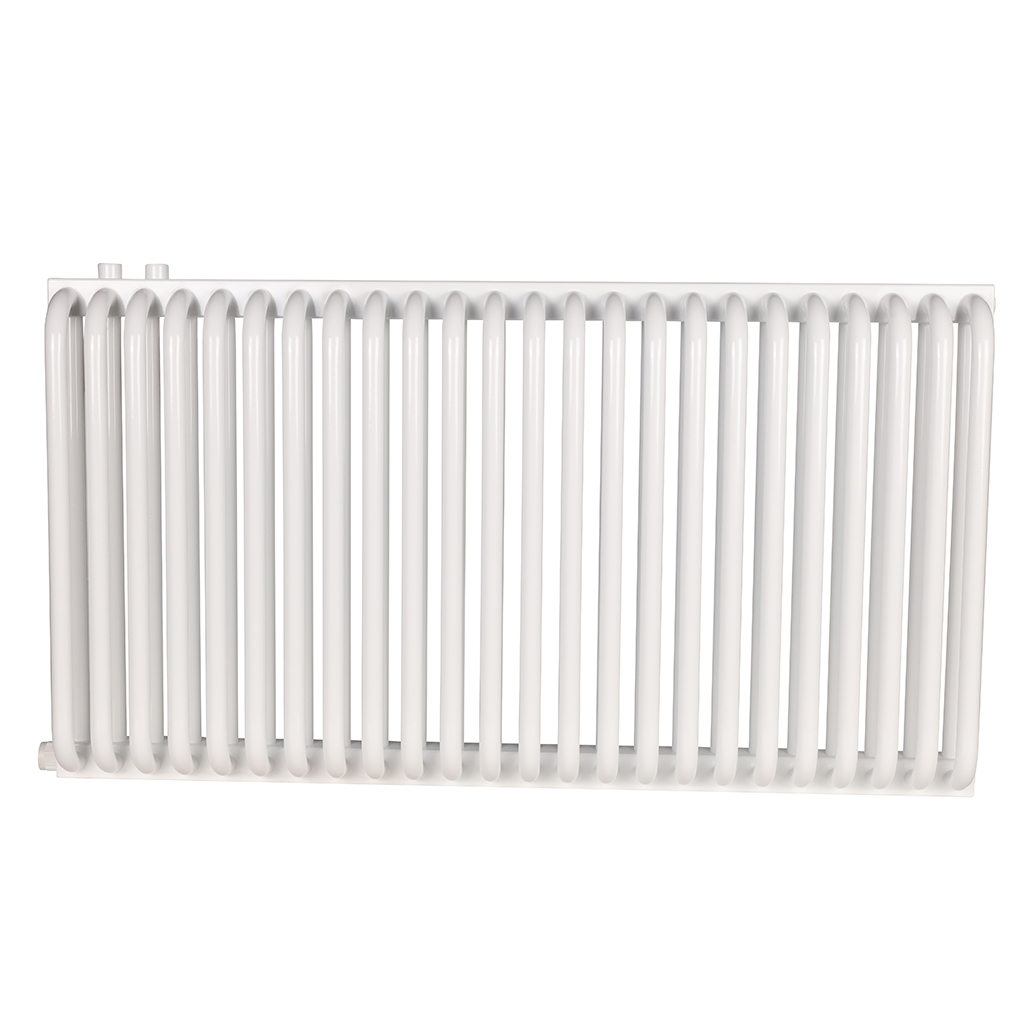 2-х трубчатый радиатор стальной ROMMER RST 2050/24 секции нижнее правое подключение RAL9016, RST-205024-020