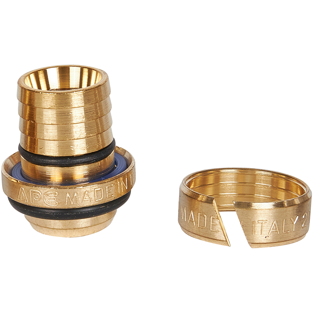 Тройник-переходник STOUT с внутренней резьбой 3/4 х20 для металлопластиковых труб винтовой, SFS-0012-003420