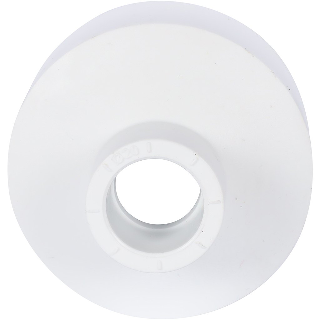 Муфта переходная Политэк 50х20 внутр./внутр. для полипропиленовых труб под сварку (цвет белый), 9000005020