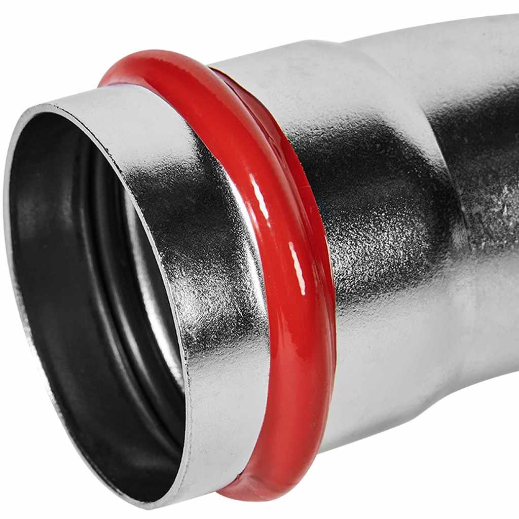 Угольник ROMMER однораструбный 45° ВПр-НПр, 54, из нержавеющей стали прессовой, RSS-1004-000054