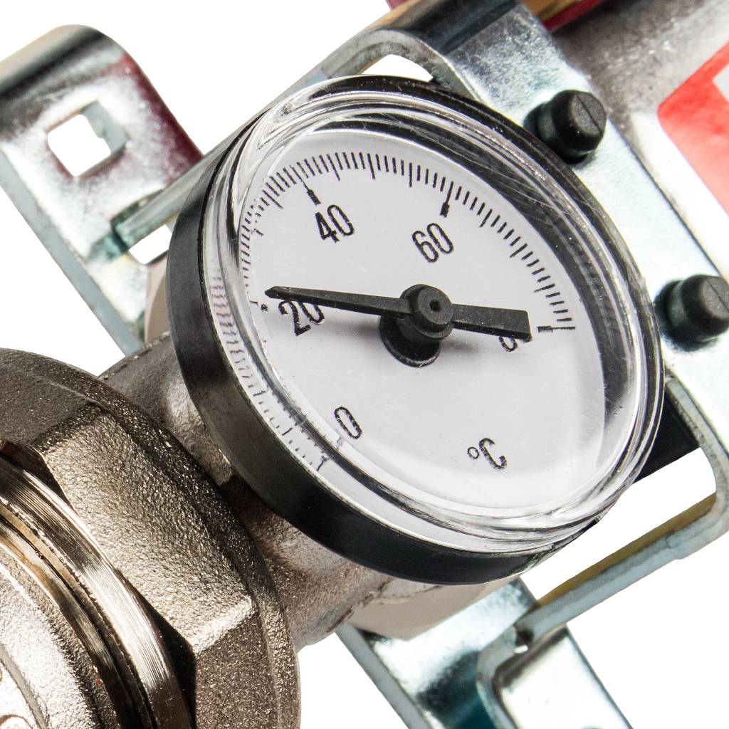 Коллектор из нержавеющей стали в сборе STOUT с расходомерами 2 вых., SMS 0907 000002