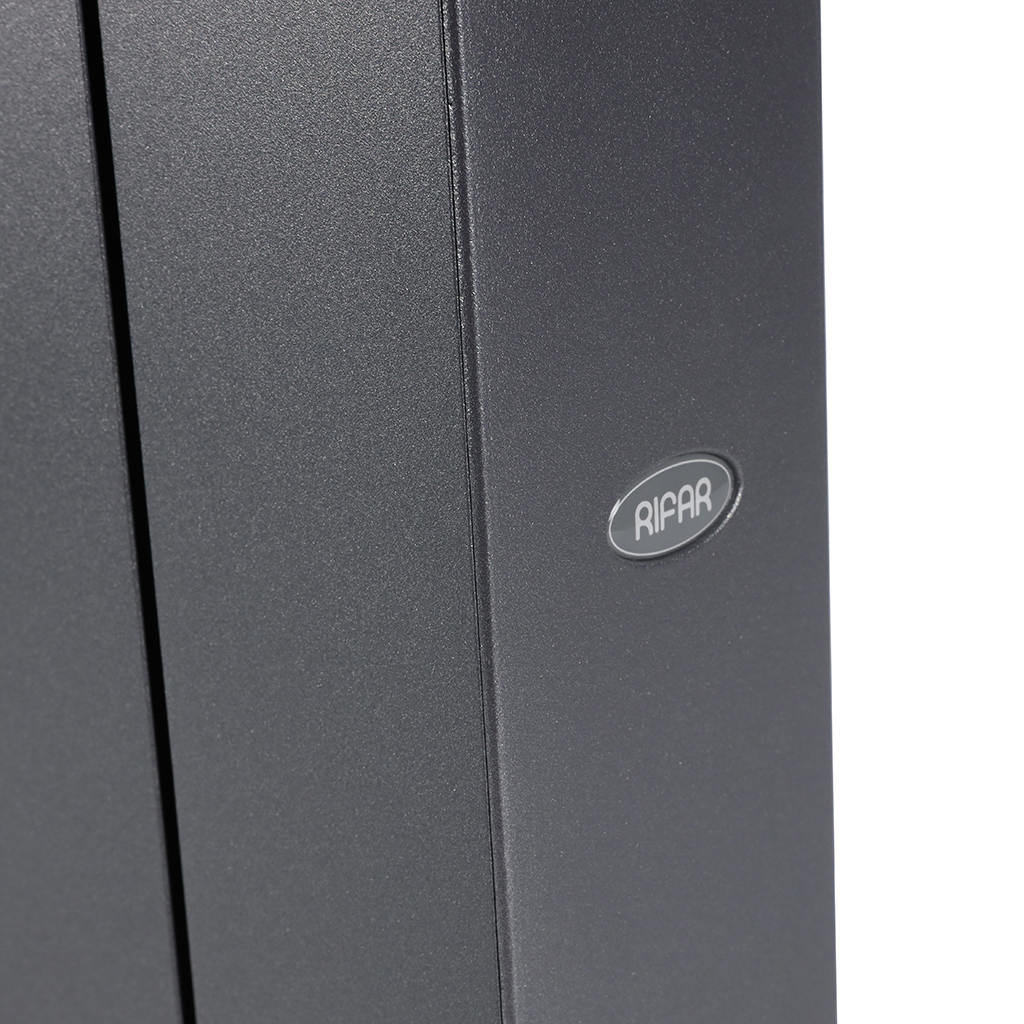 Радиатор биметаллический RIFAR SUPReMO 350 6 секций боковое подключение (ТИТАН), 4RS35-6-TI