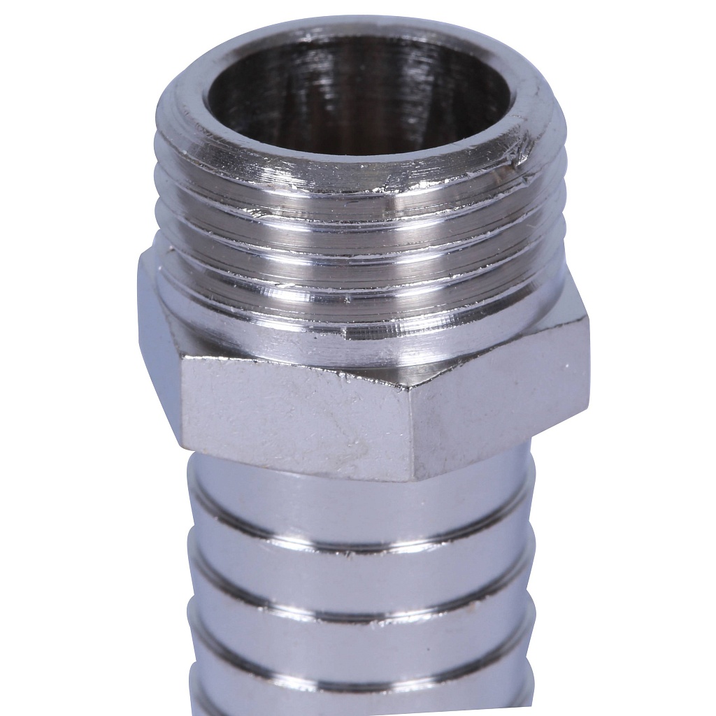 Штуцер STOUT НР никелированный 1/2 x18, SFT-0067-001218