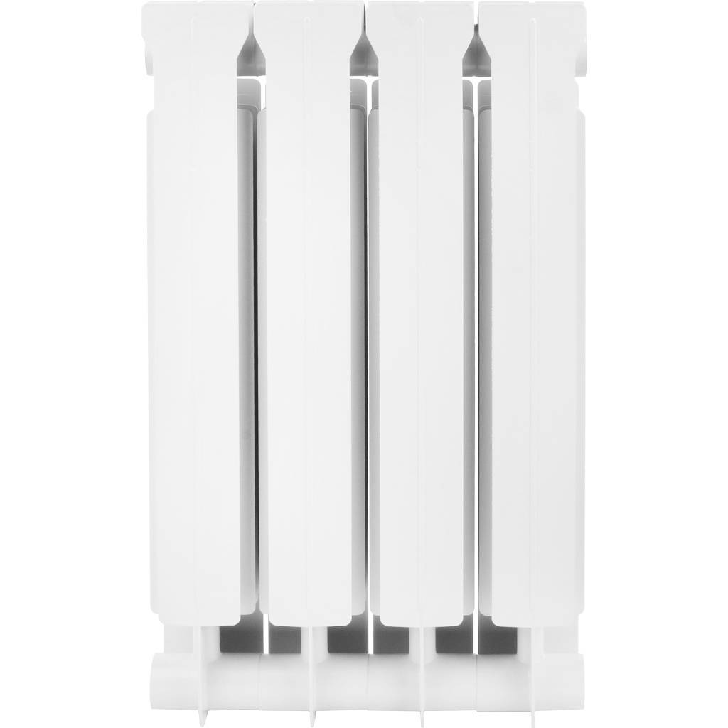 Радиатор биметаллический Global STYLE EXTRA 500 4 секции боковое подключение (белый RAL 9010), STE05001004