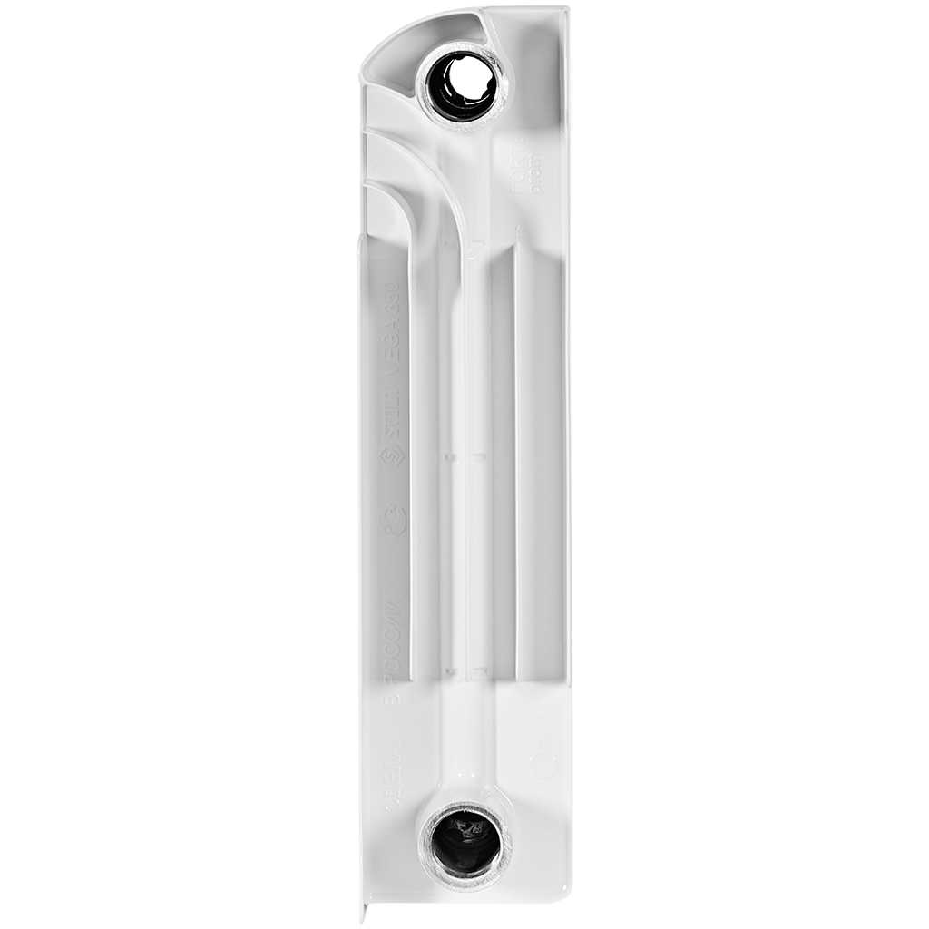 Радиатор биметаллический STOUT VEGA 350 4 секции боковое подключение (белый RAL 9016), SRB-1310-035004