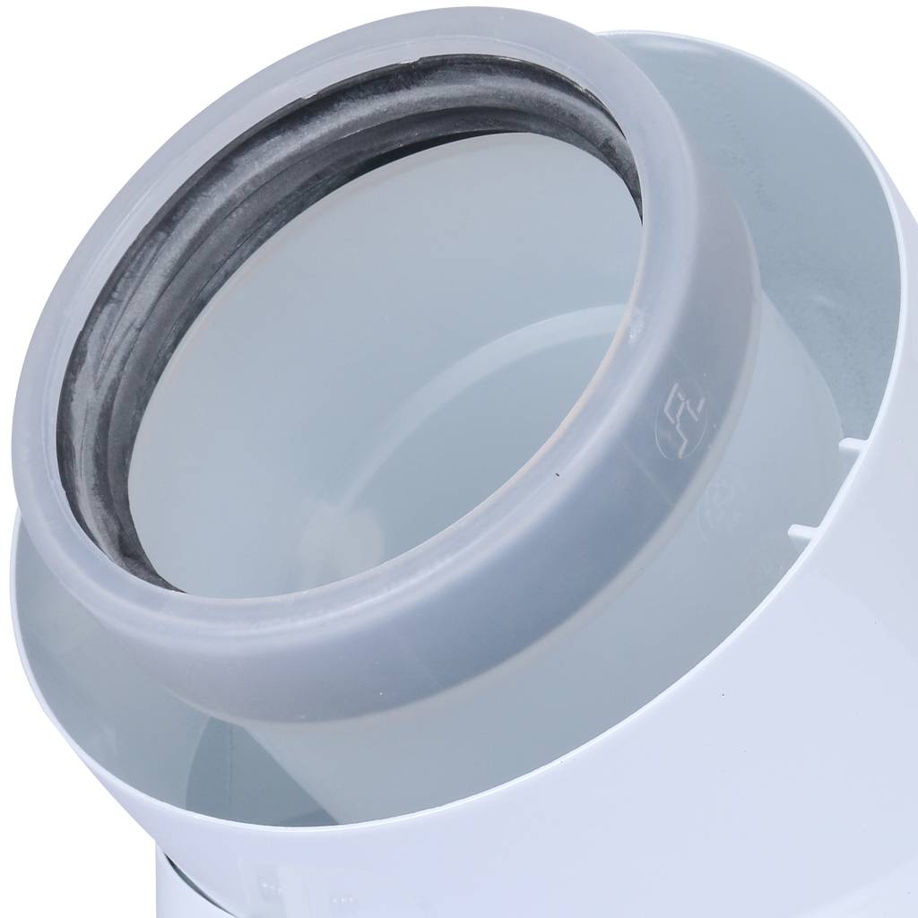 Отвод Vaillant 45 (2 шт.) 80/125 мм РР, 303211