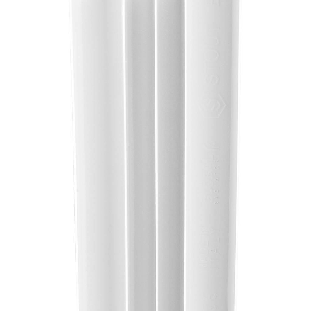 Радиатор алюминиевый STOUT Bravo 500 8 секции нижнее правое подключение (белый RAL 9010), SRA-0120-050008