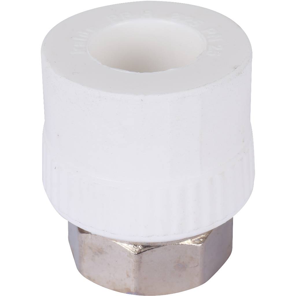 Муфта комбинированная Kalde с накидной гайкой 25х1 для полипропиленовых труб под сварку, 3222-tun-251000