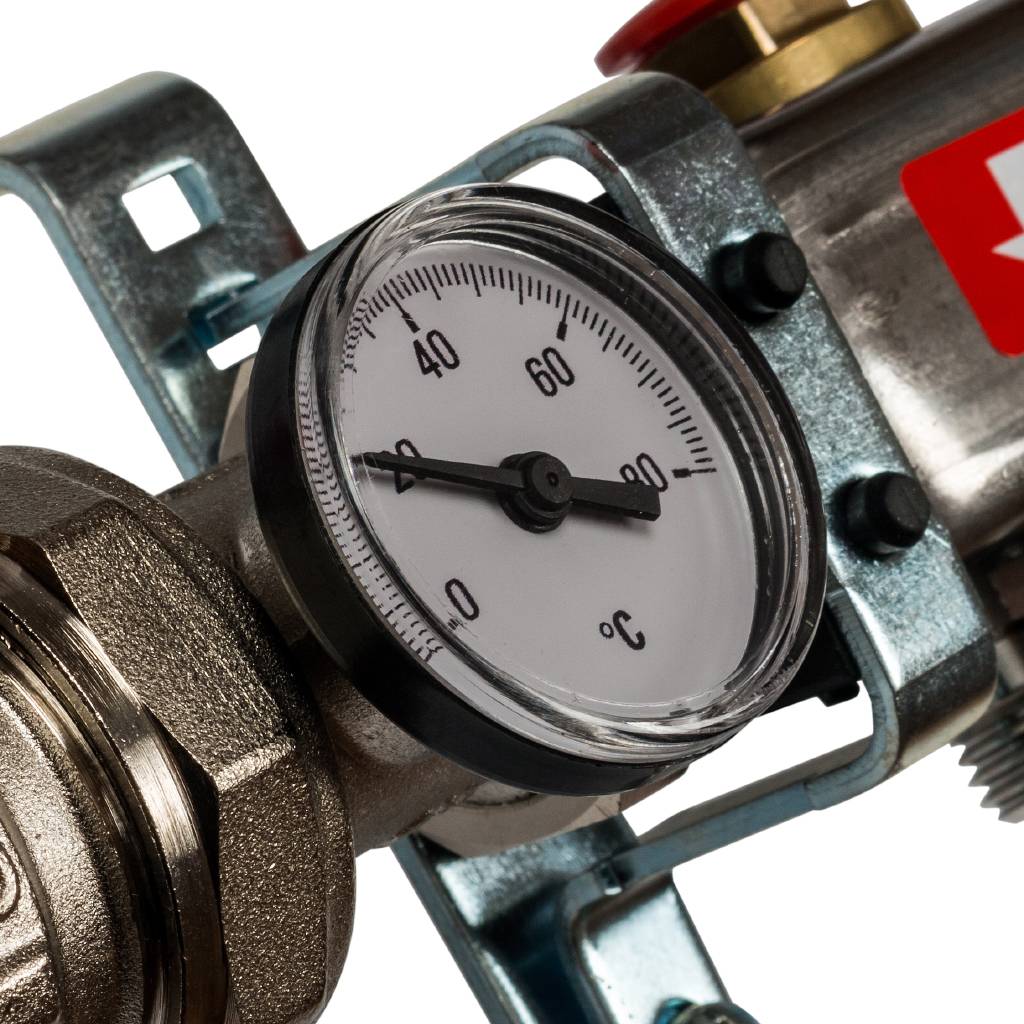 Коллектор из нержавеющей стали в сборе без расходомеров STOUT 8 выходов